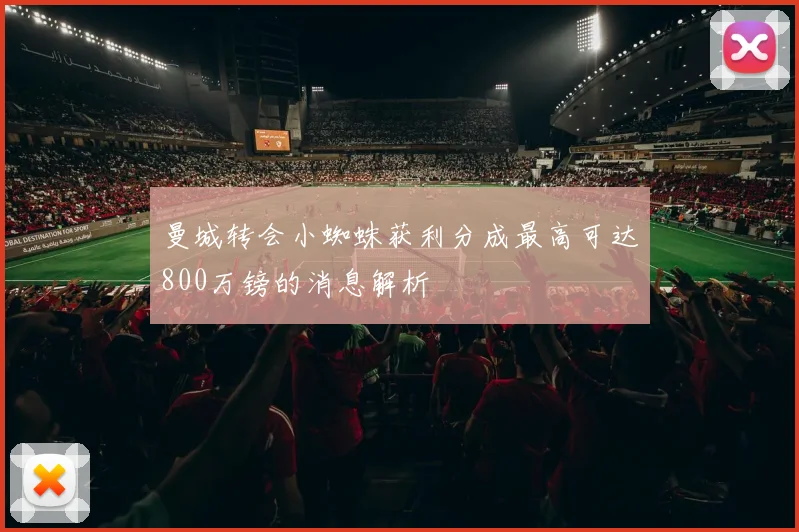 曼城转会小蜘蛛获利分成最高可达800万镑的消息解析